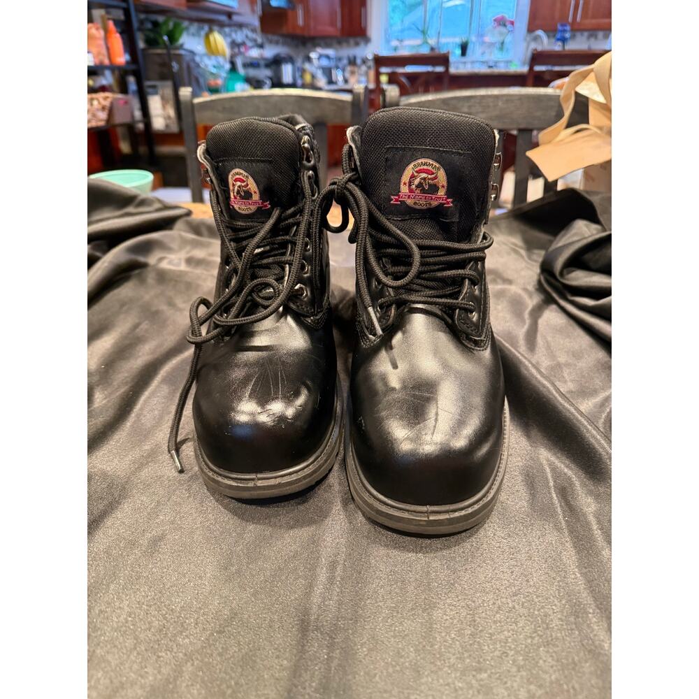 Brahma steel toe work boots